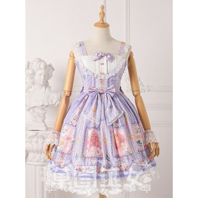 Strawberry Witch Blueberry High Waist Daily JSK